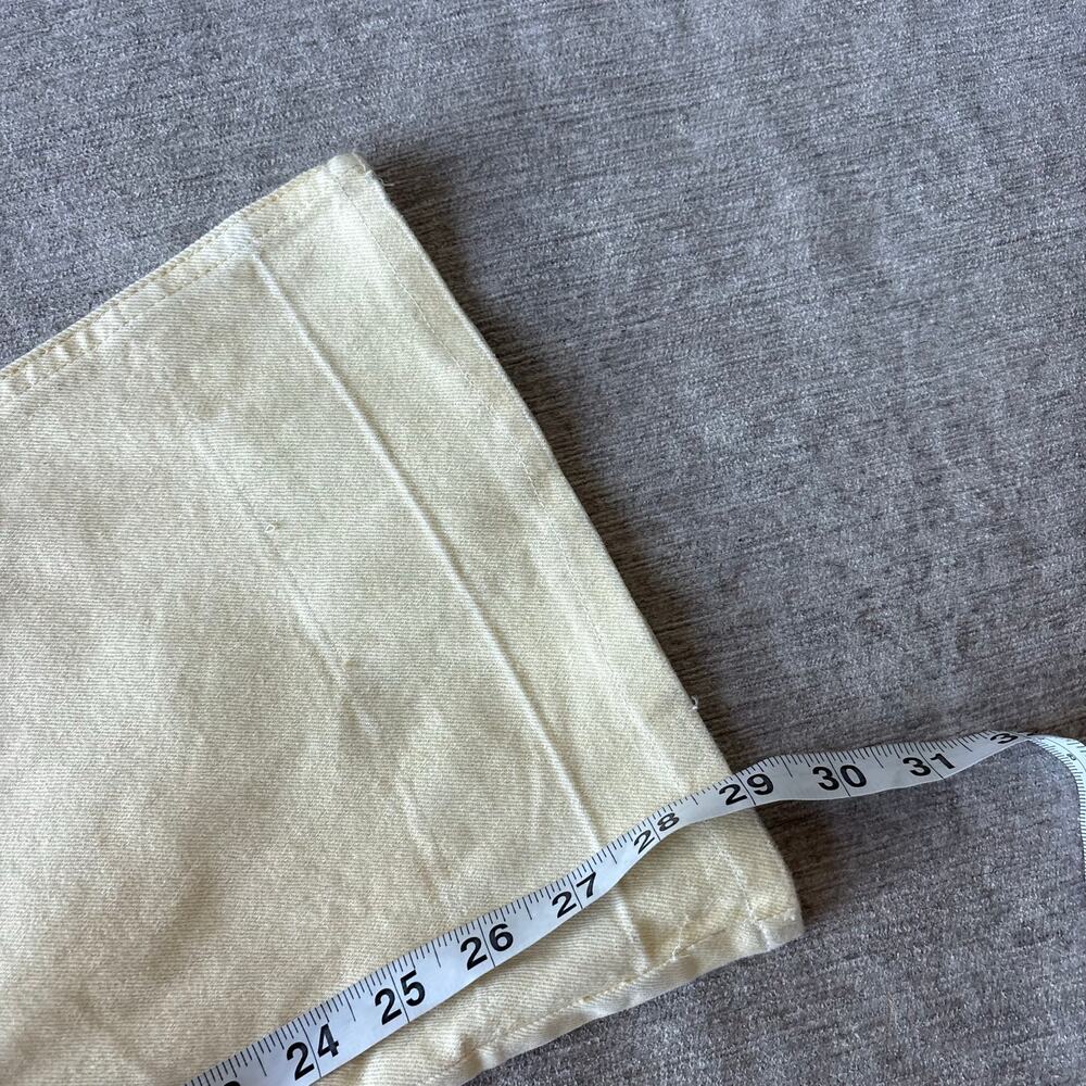 Veronica Beard Butter Yellow Braided Kick Flare Jeans - Picture 7 of 8